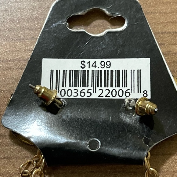 Ladies’ broach style necklace as shown with accompanying plain earrings. NWT. - Picture 5 of 5